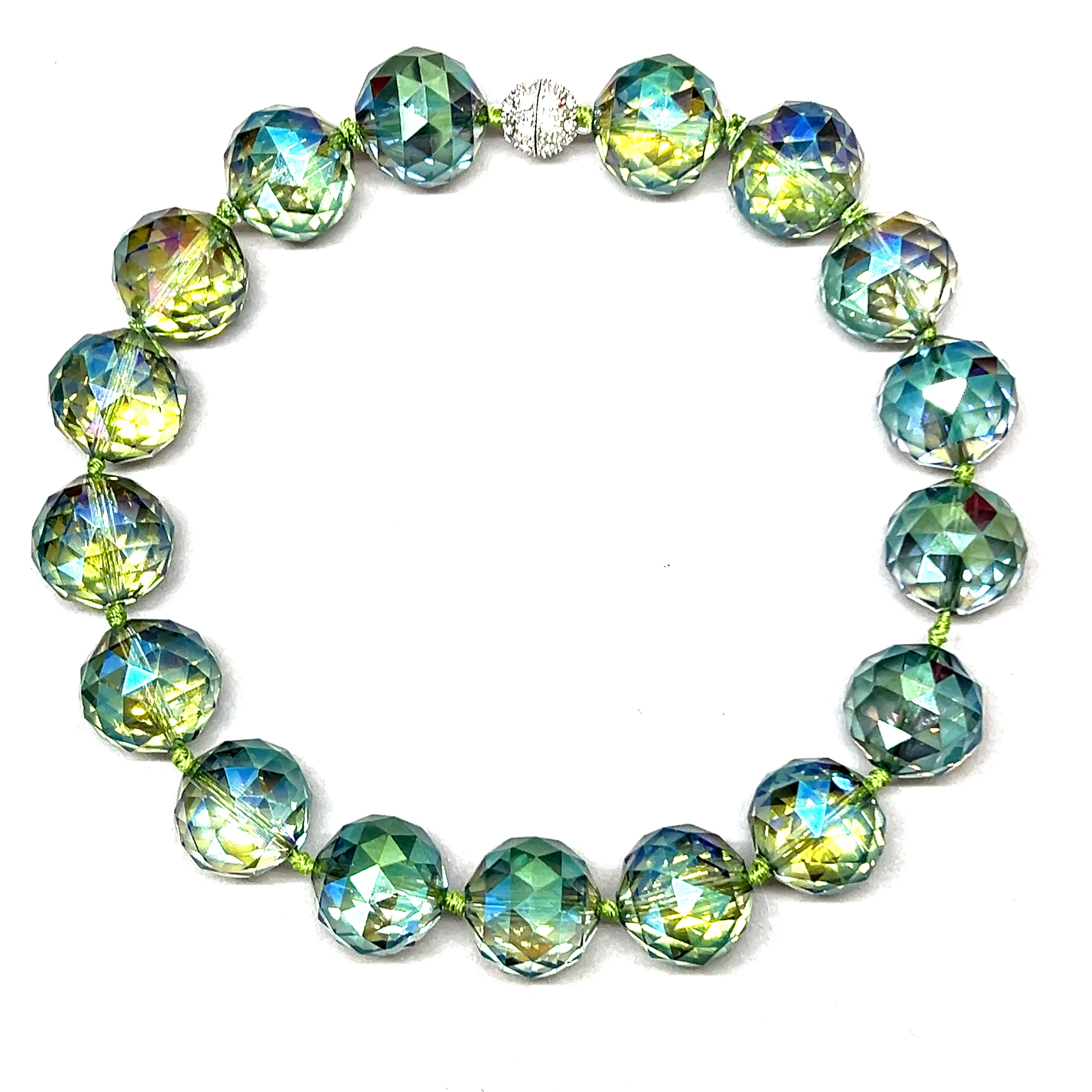 24mm Crystal Sphere Short Necklace