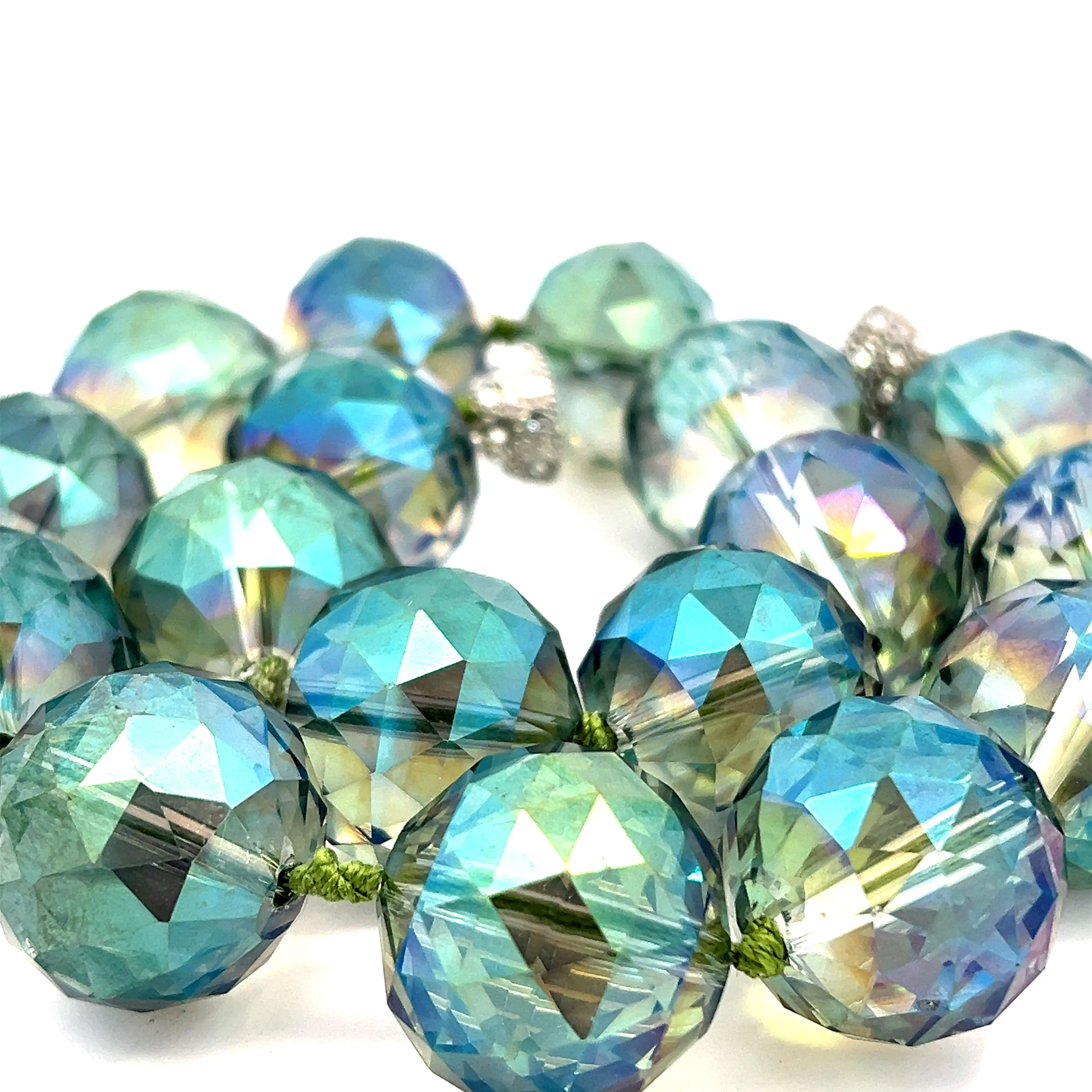 24mm Crystal Sphere Short Necklace