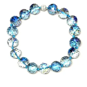 24mm Crystal Sphere Short Necklace