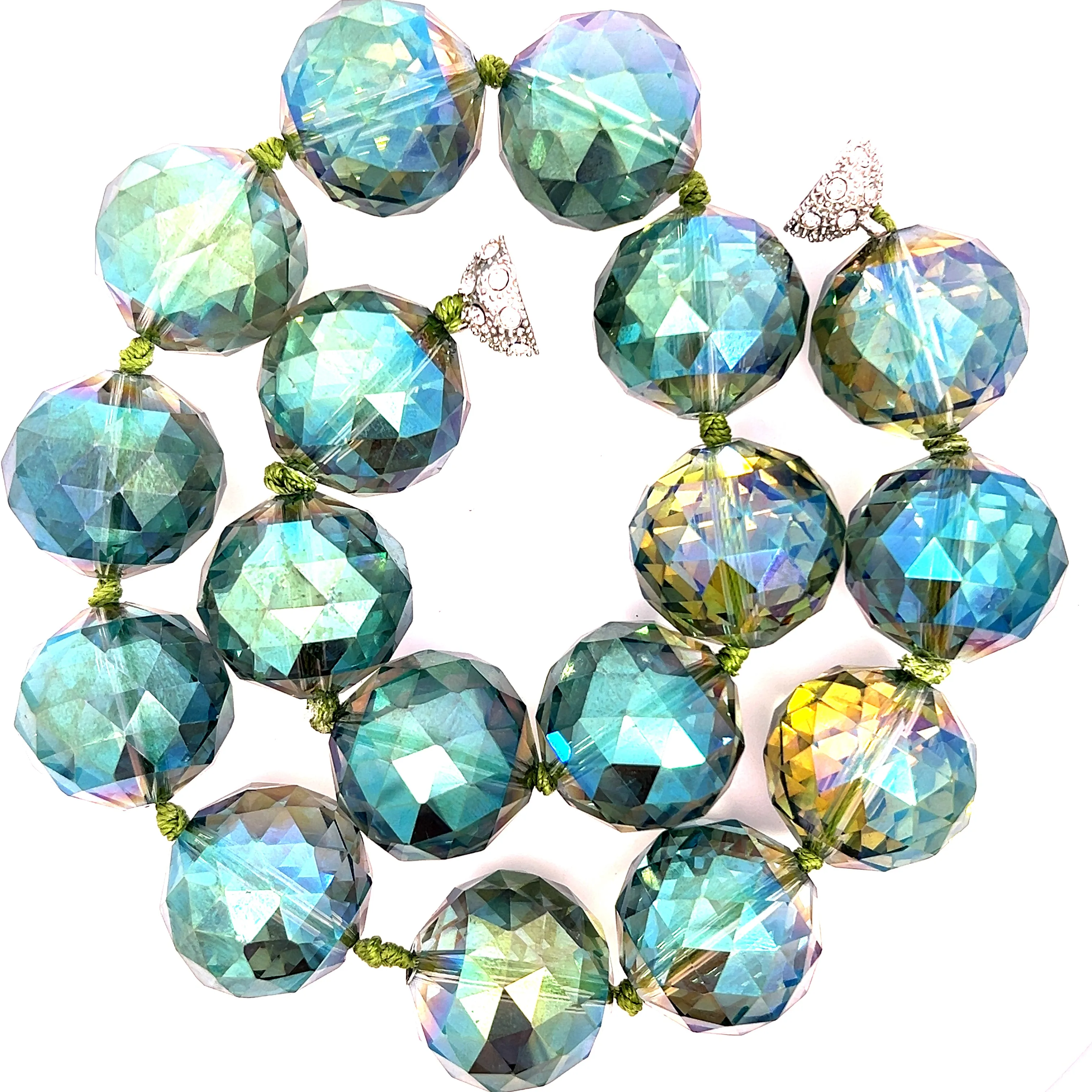 24mm Crystal Sphere Short Necklace