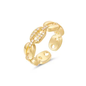 Adjustable Open Chunky Finger Rings-Hollow