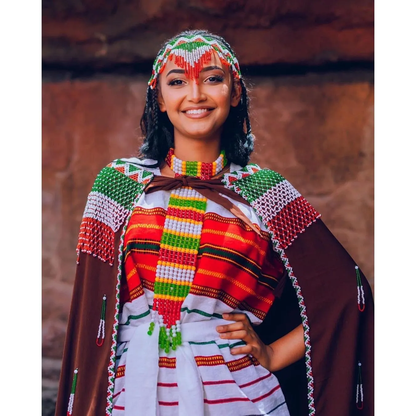 Bale Oromo Dress Traditional Oromo Dress With Accessories Habesha Dress