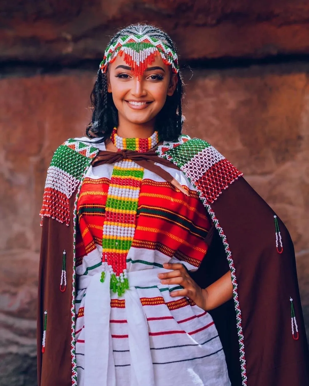 Bale Oromo Dress Traditional Oromo Dress With Accessories Habesha Dress