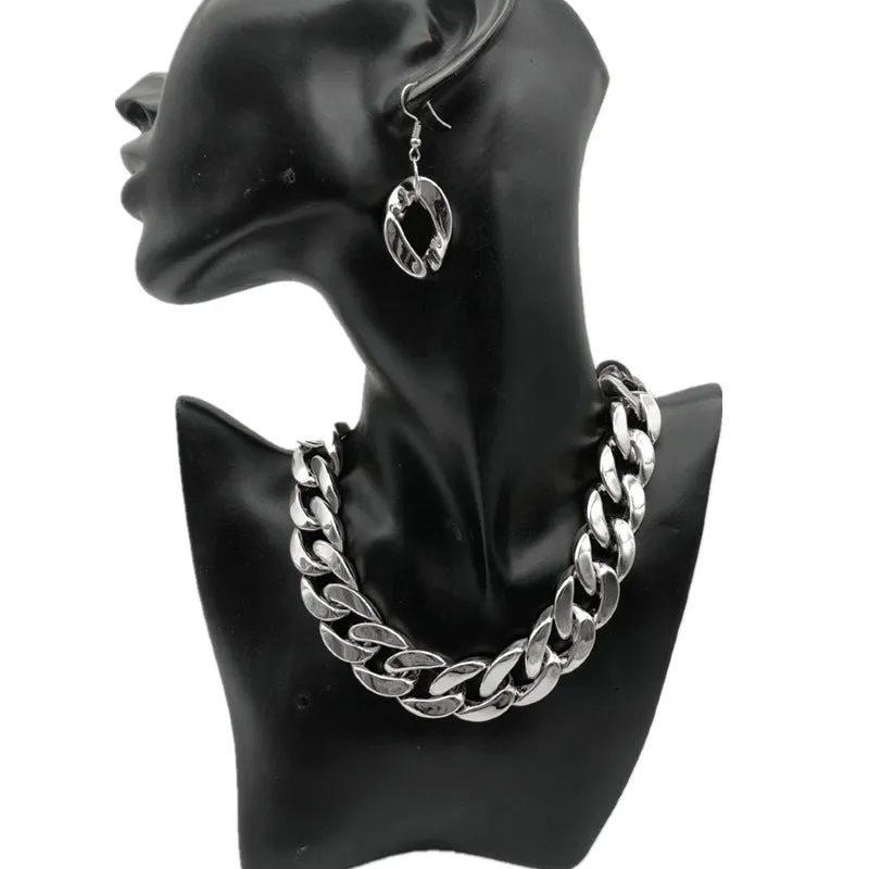 Bold Chain Statement Jewelry Set for Women