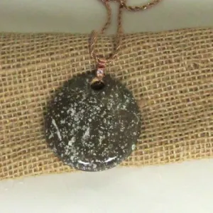 Bold Round Brown Fair Trade Pendant Necklace