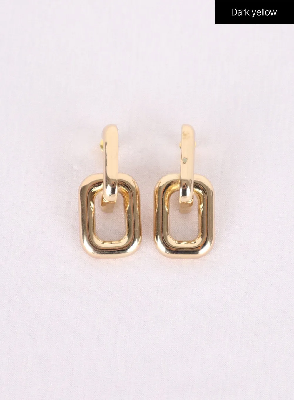 Bold Square Chain Earrings IN302