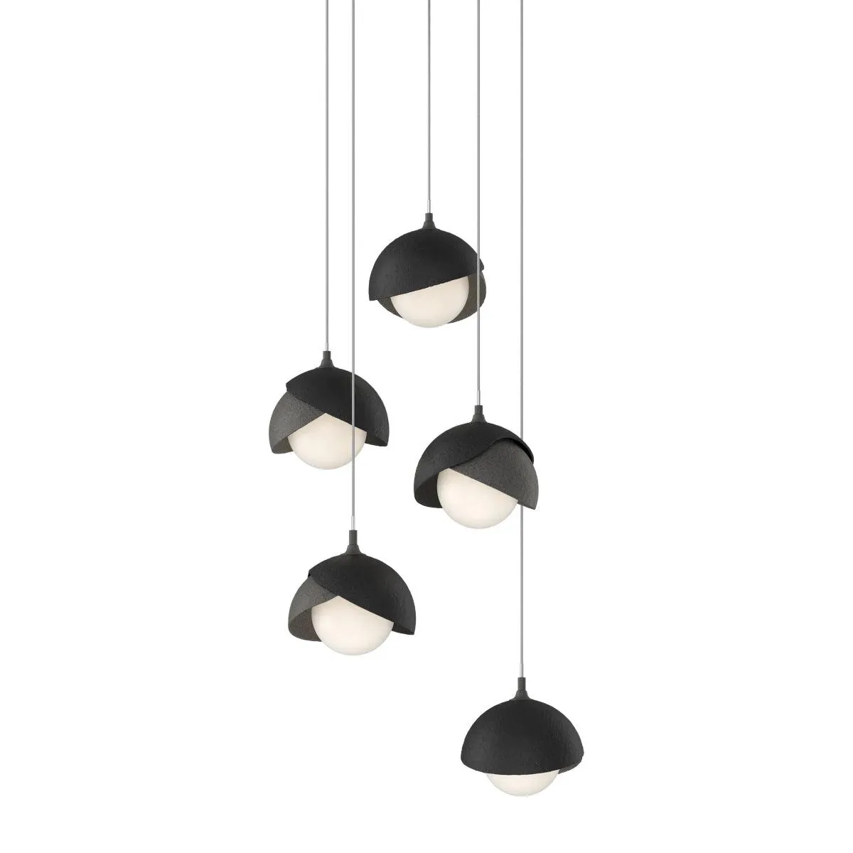 Brooklyn 16 in. 5 lights Long Pendant Light Natural Iron Finish