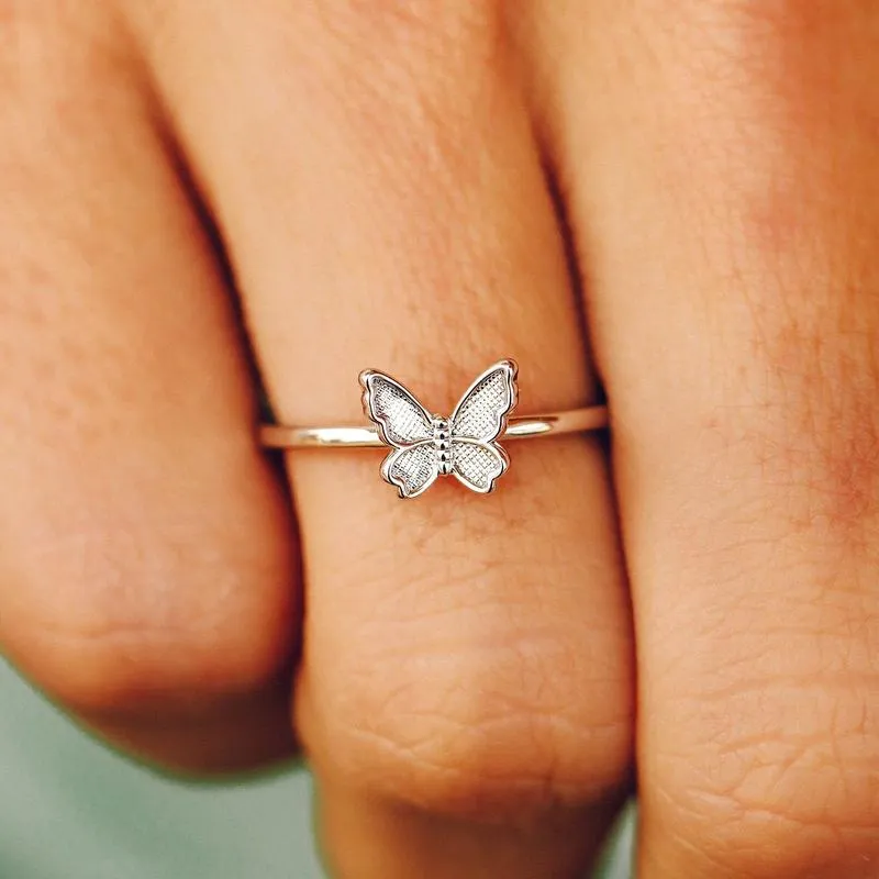 Butterfly In Flight Ring