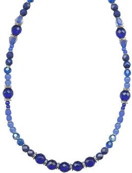 COBALT TONES 18" NECKLACE