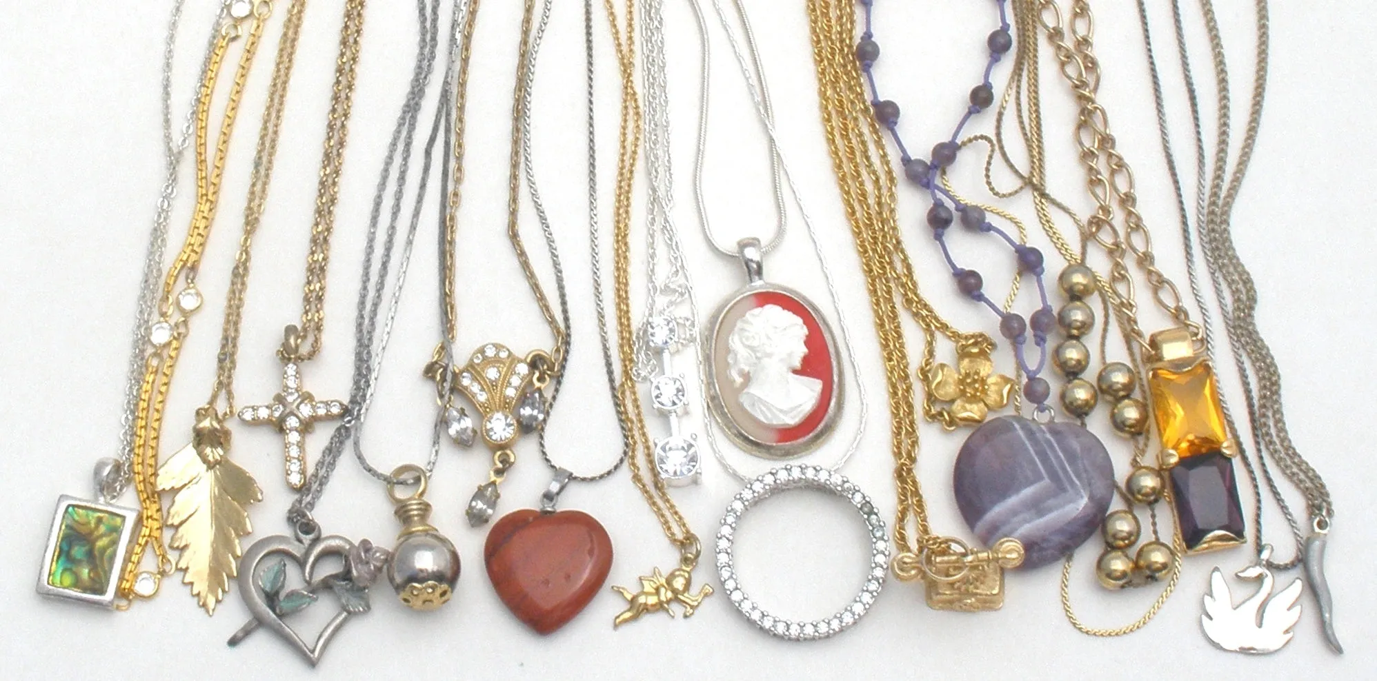 Collection of Vintage to Modern Pendant Necklaces