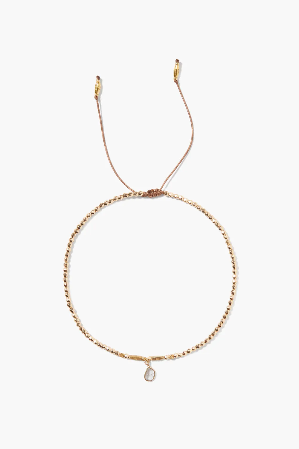 Cressida Diamond Anklet Yellow Gold