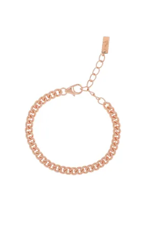 Cuban Link Anklet - Rose Gold