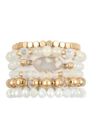 Dare To Dream Bracelet Set - White