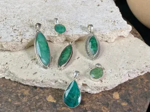 Emerald Pendants