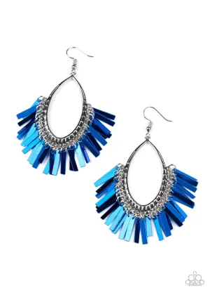 Fine-Tuned Machine Blue-Earrings