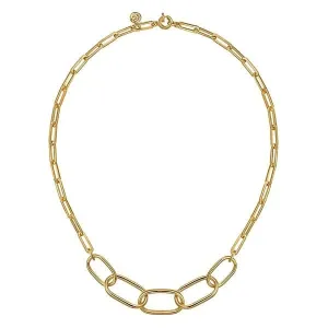 Gabriel & Co. Large Oval Link Chain Necklace