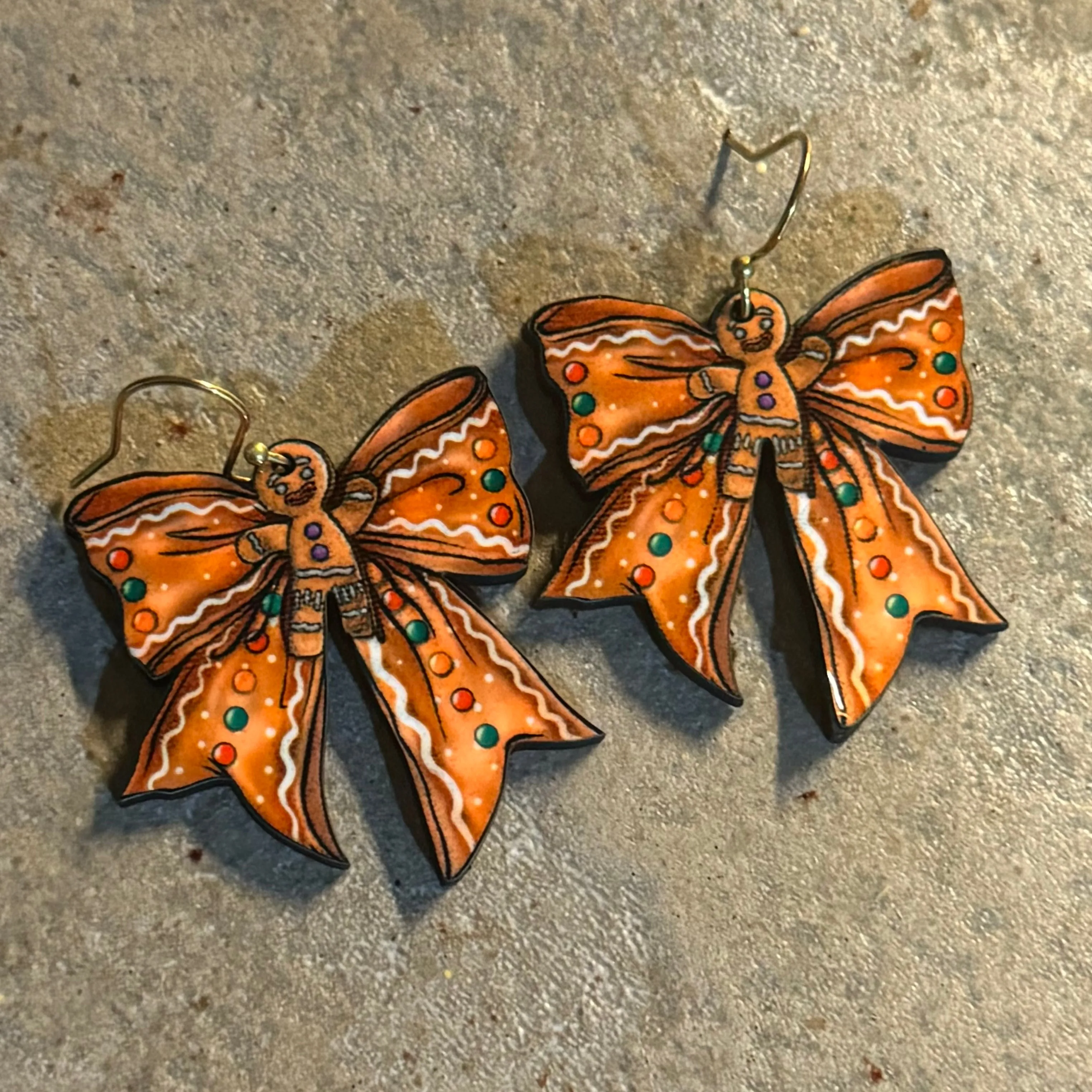 Gingerbread Coquette Earrings