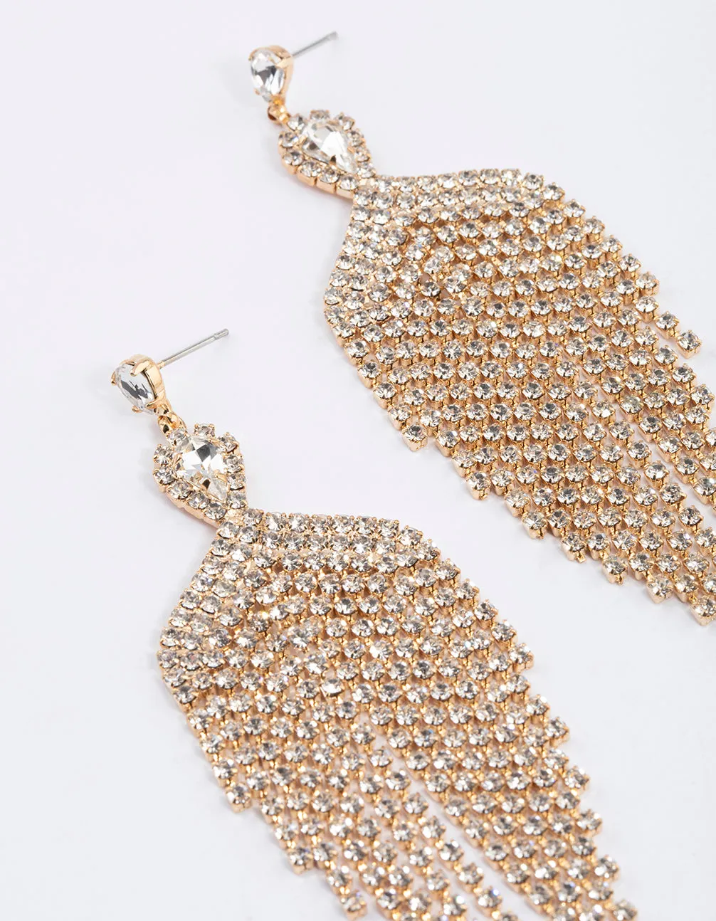 Gold Chandelier Drop Earrings