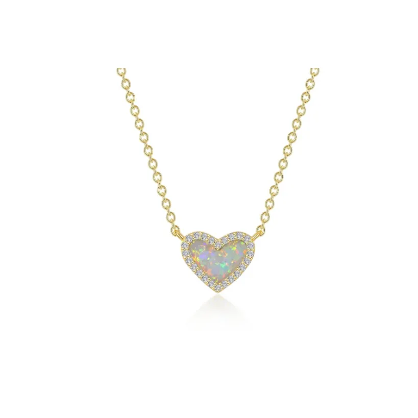 Halo Heart Necklace