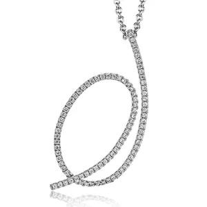 Harmonie Pendant Necklace in 18k Gold with Diamonds