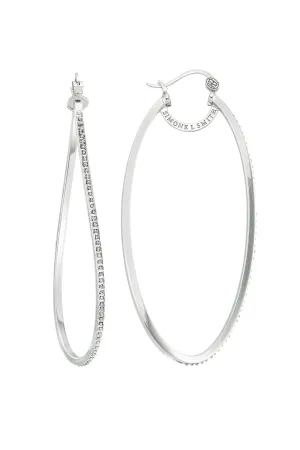 Heavenly Hoops with Diamond Embellishments - Extra Large