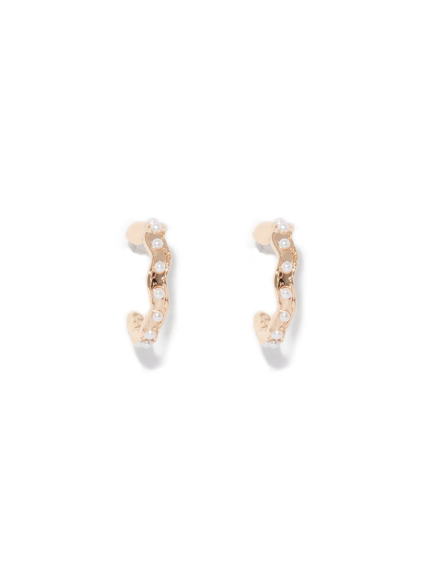 Hope Pearl Hoop Earrings