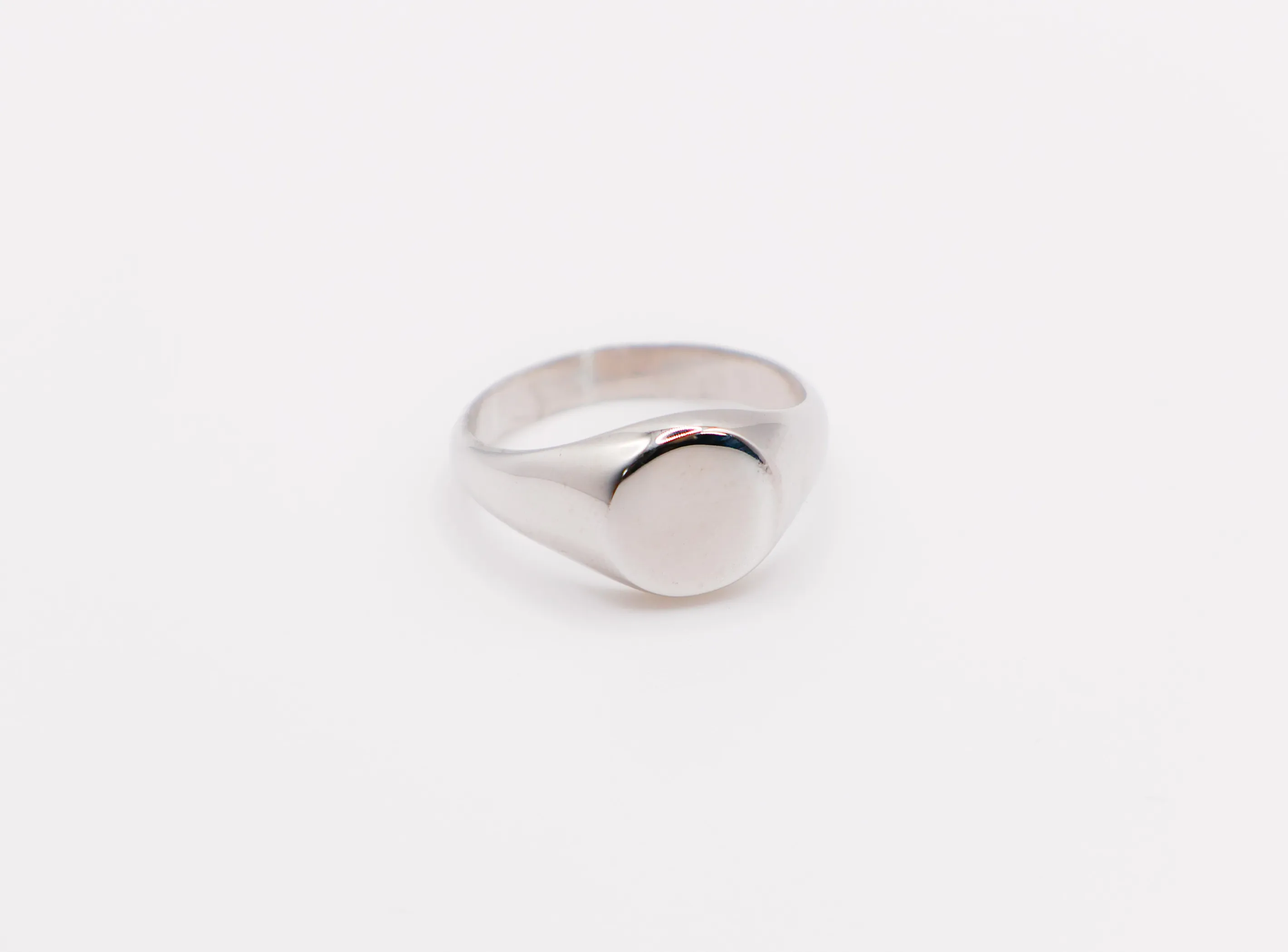 Italian Oval Silver Ring