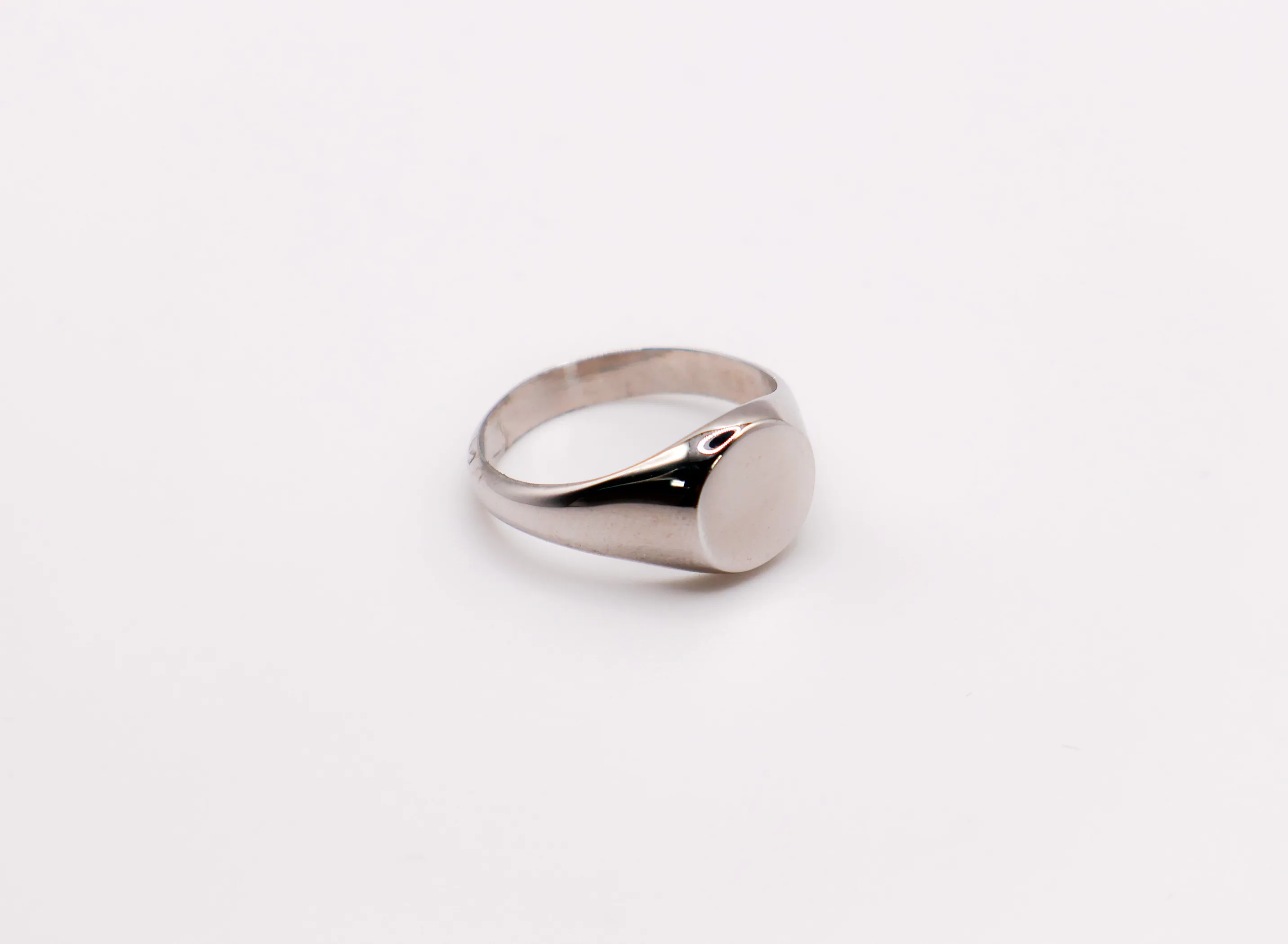 Italian Oval Silver Ring