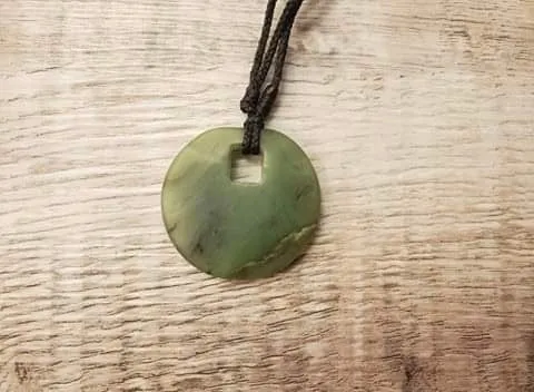 Jade Circle Pendants- made in Jade City