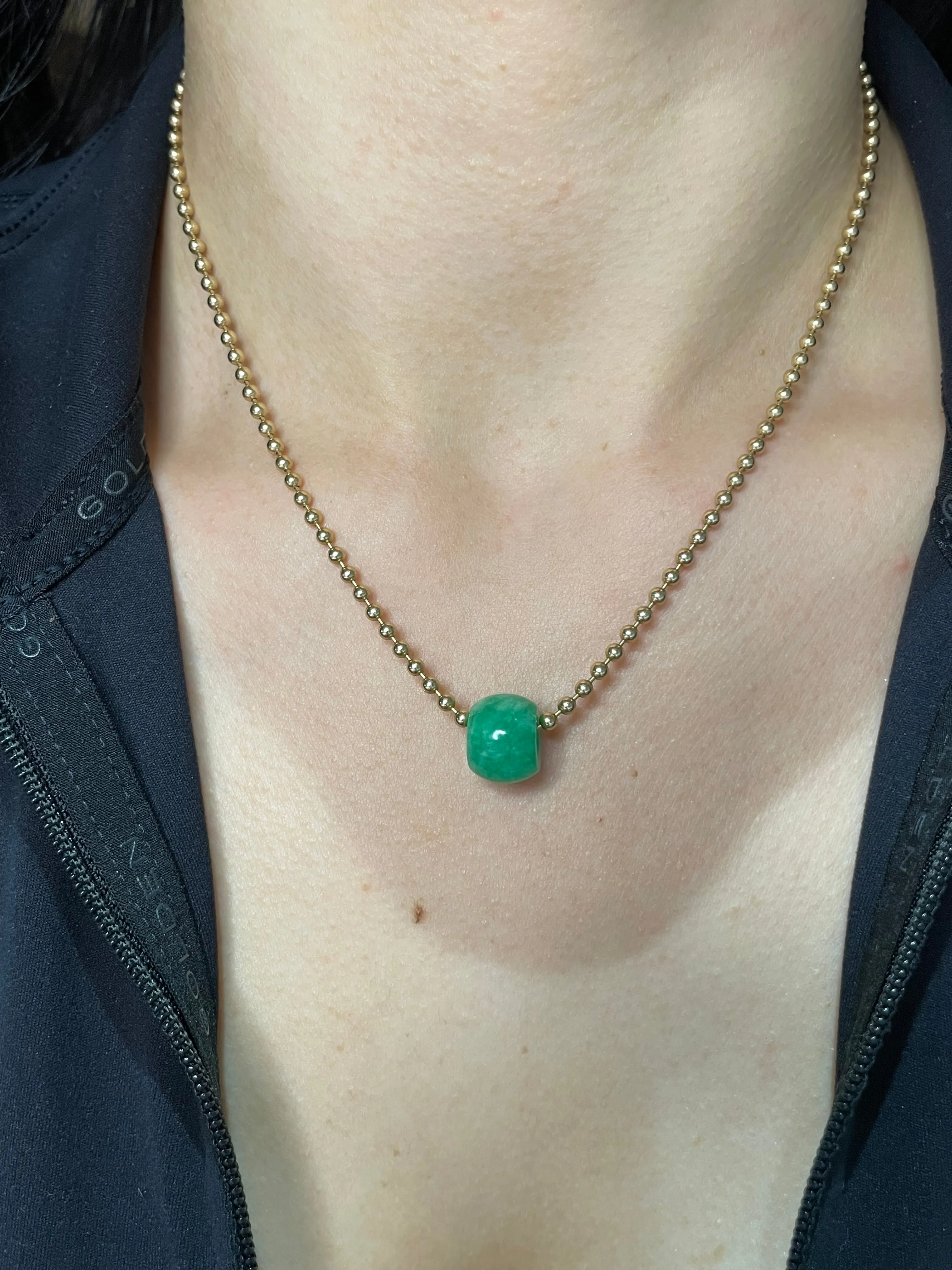 Jade Spacer Pendant