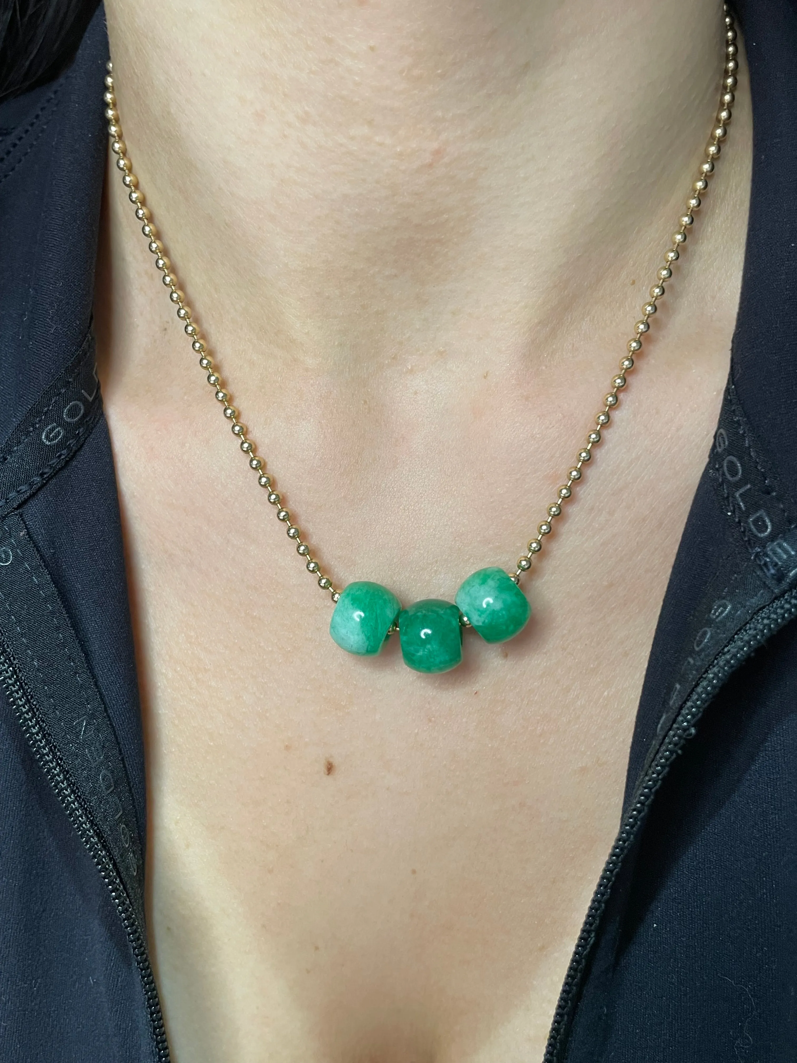 Jade Spacer Pendant