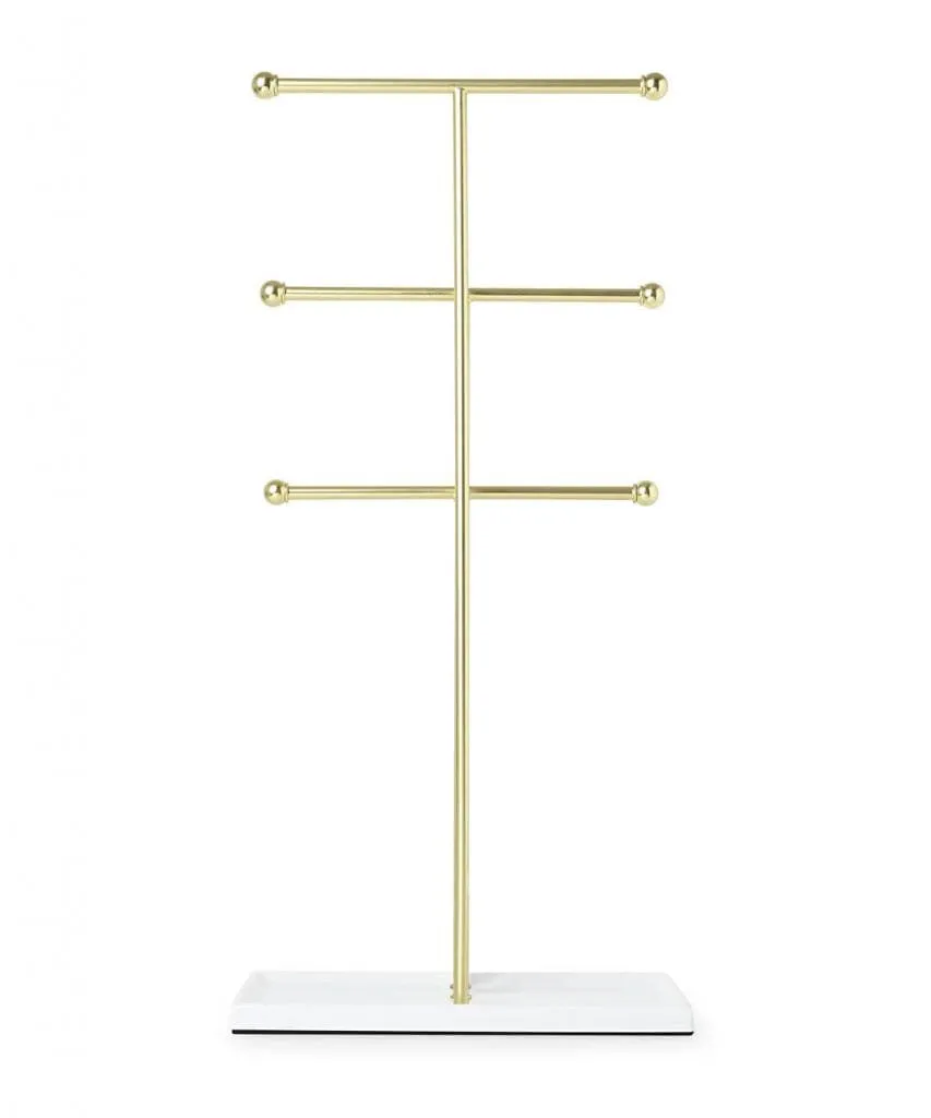 Jewelery stand "TRIGEM" for necklaces - jewelery tree with storage space