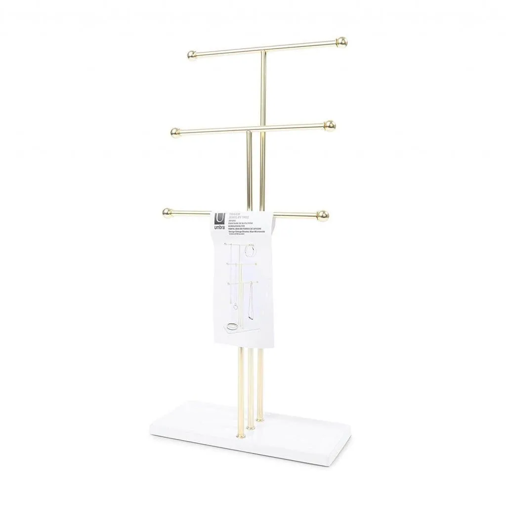 Jewelery stand "TRIGEM" for necklaces - jewelery tree with storage space