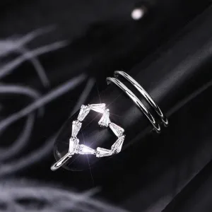 Just lil things Artifical Finger Nail rings jltr0083