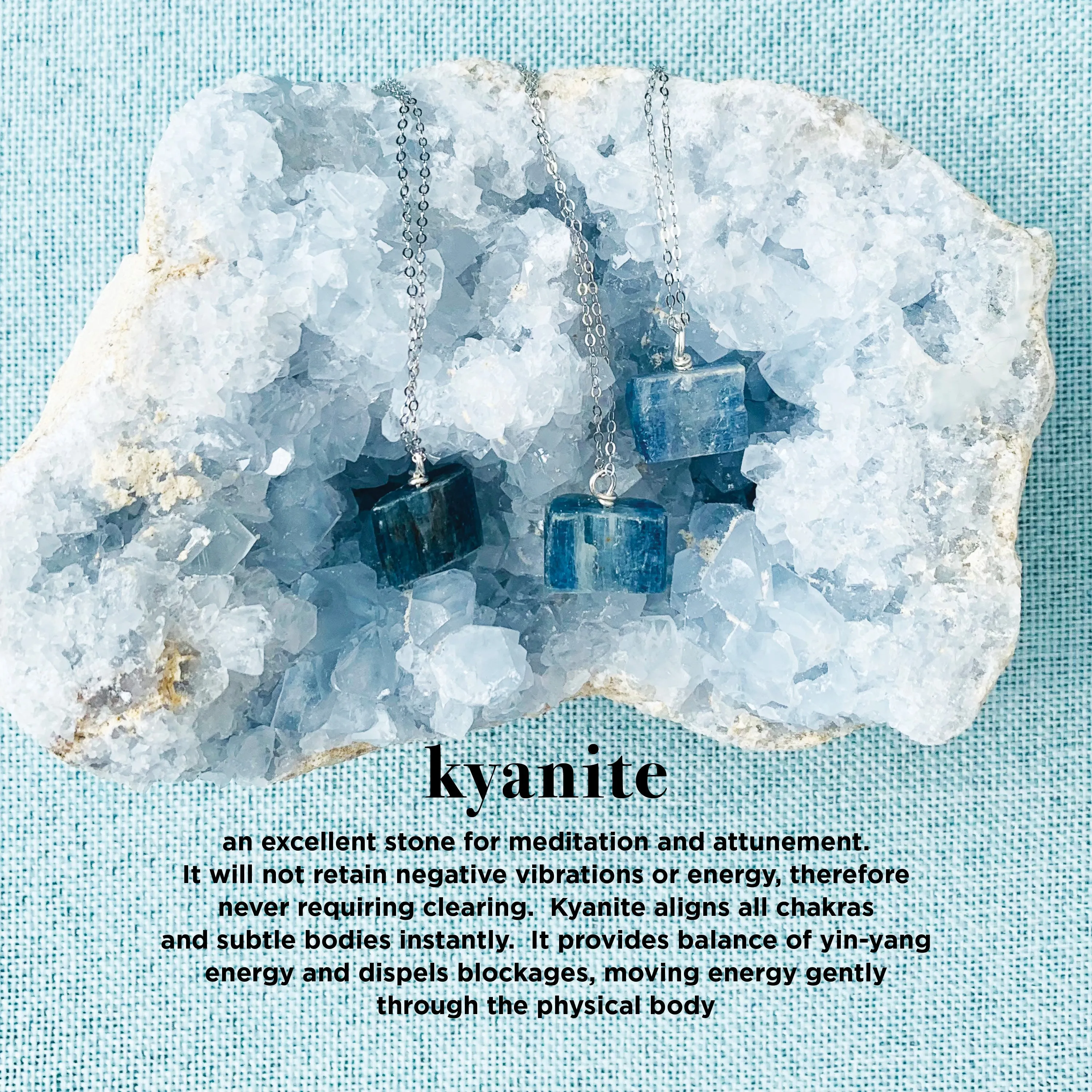 Kai, Kyanite Necklace