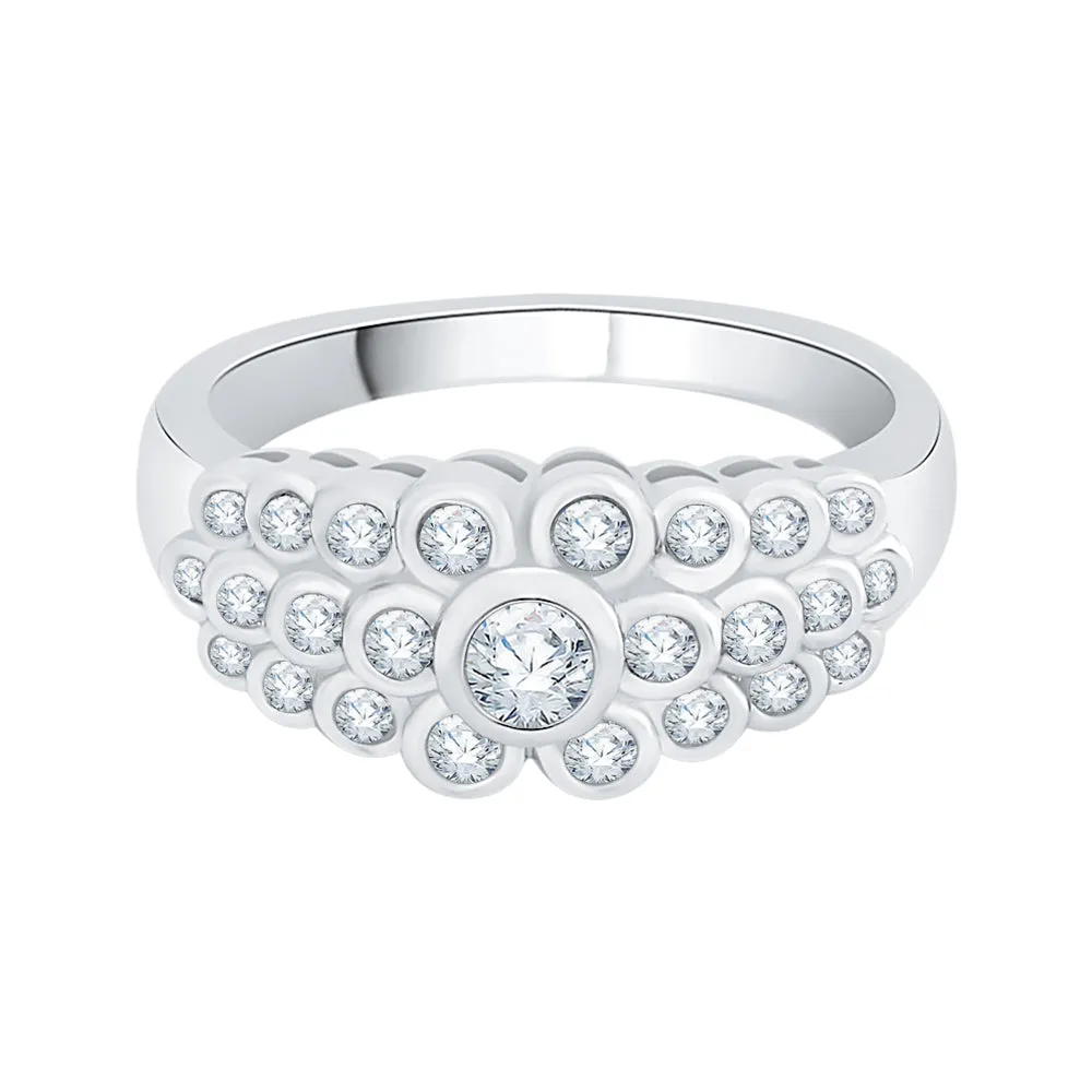 KATARINA 1/2 cttw Diamond Anniversary Ring