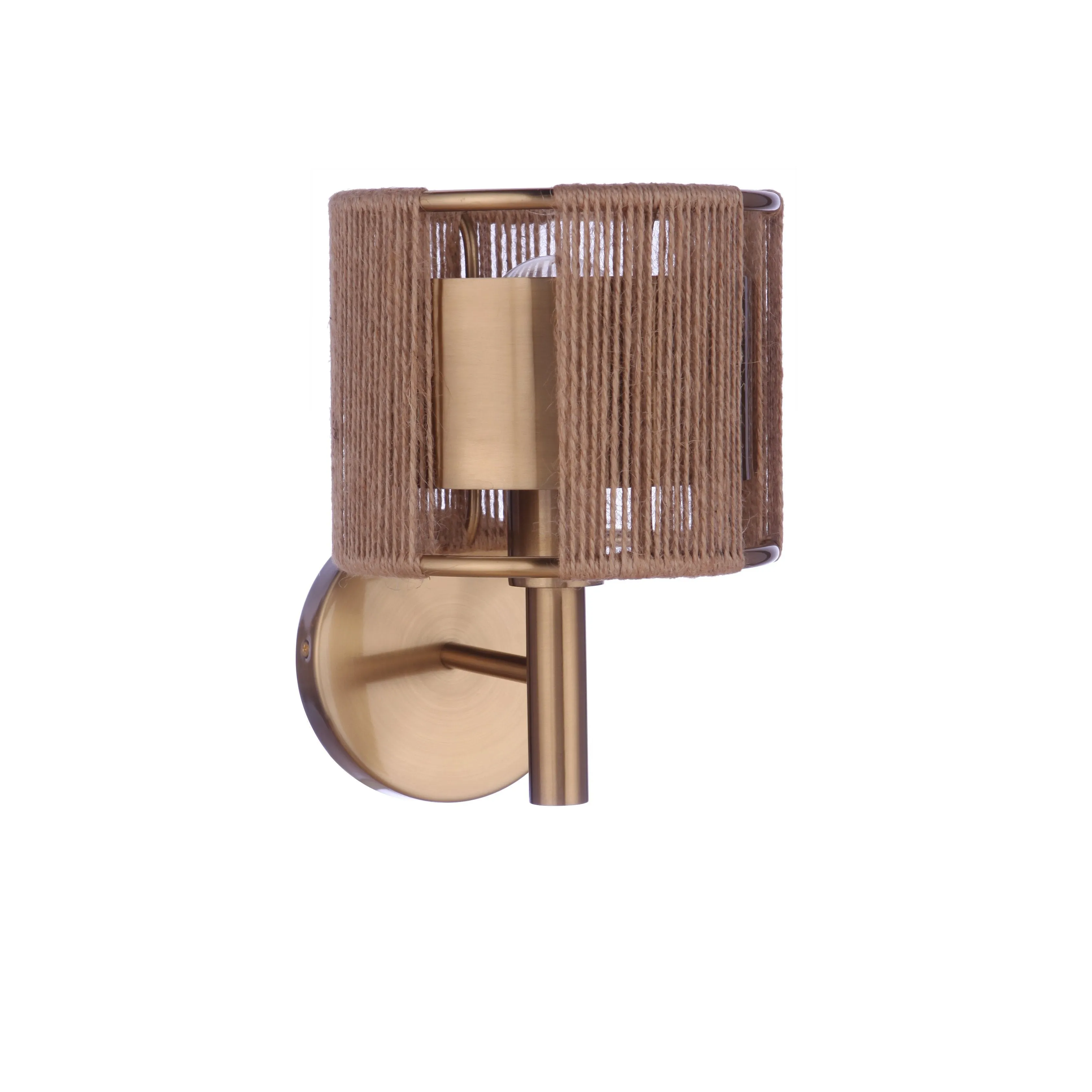 Kensey 1 Light Wall Sconce in Satin Brass