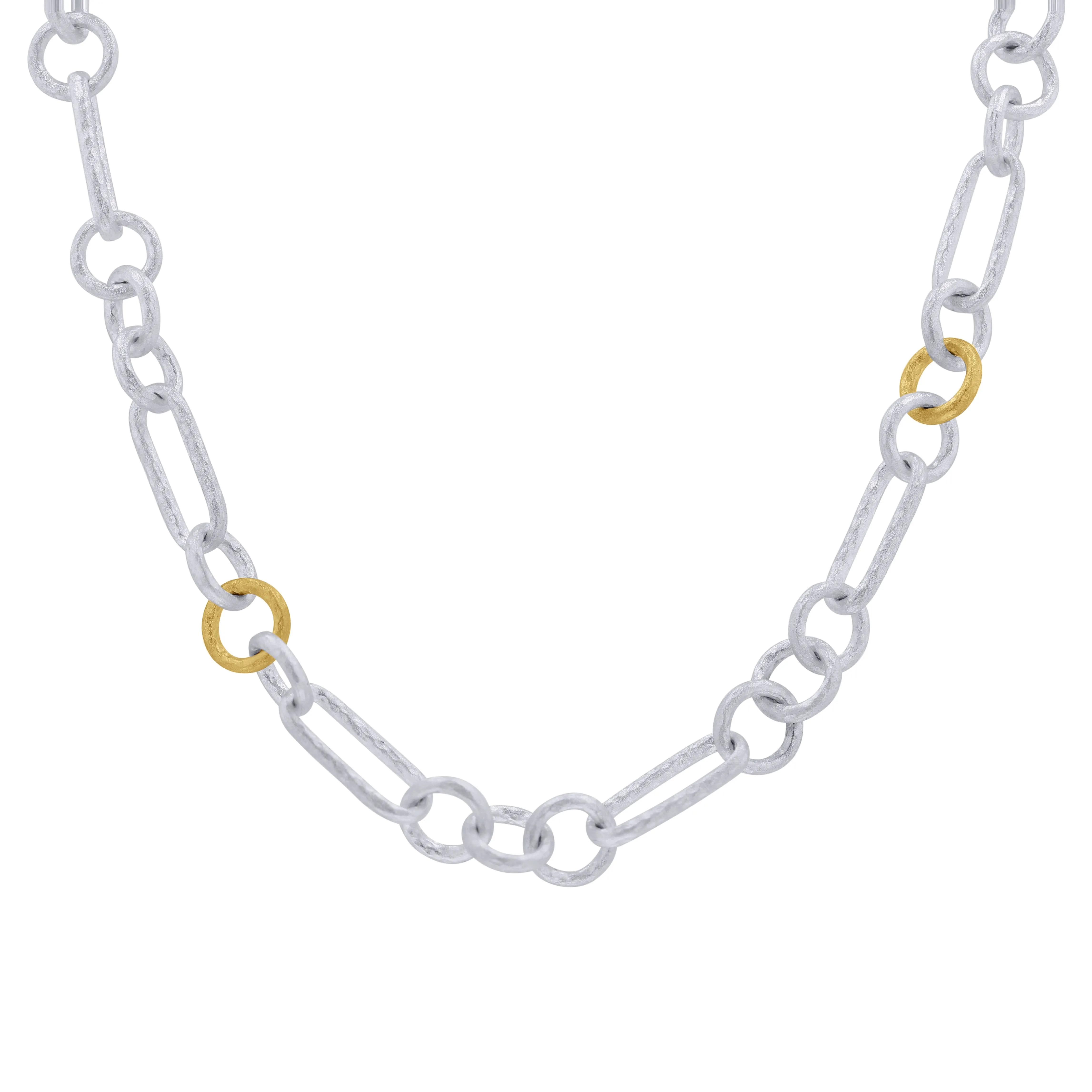 Lika Behar 'Casey' Silver and Gold Link Chain