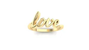 LOVE Ring 14K or 18K Gold NIJ006