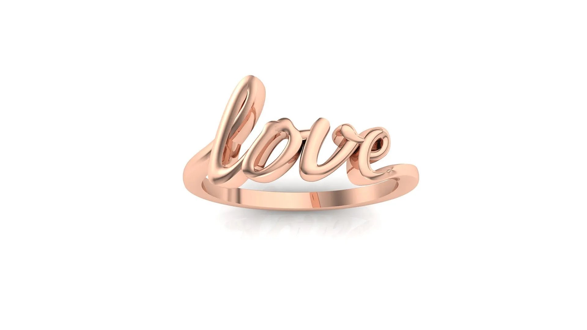 LOVE Ring 14K or 18K Gold NIJ006