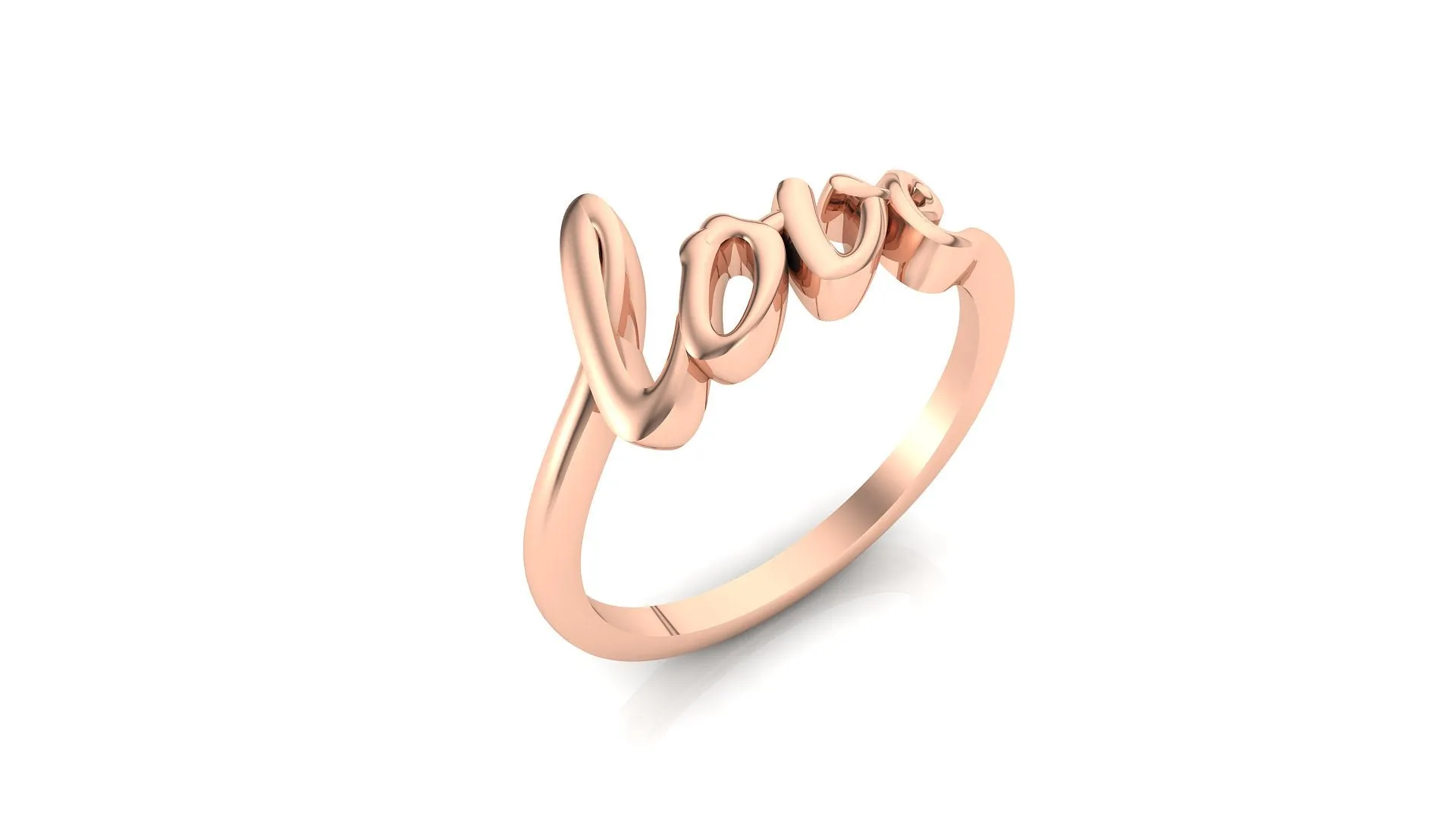 LOVE Ring 14K or 18K Gold NIJ006