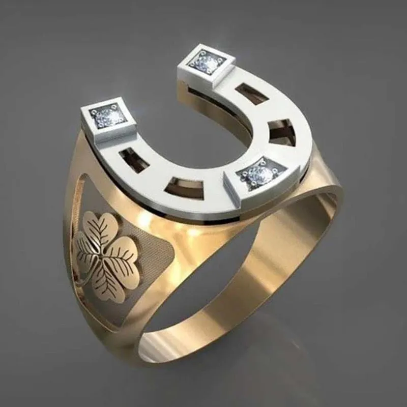 Mens Horseshoe Ring