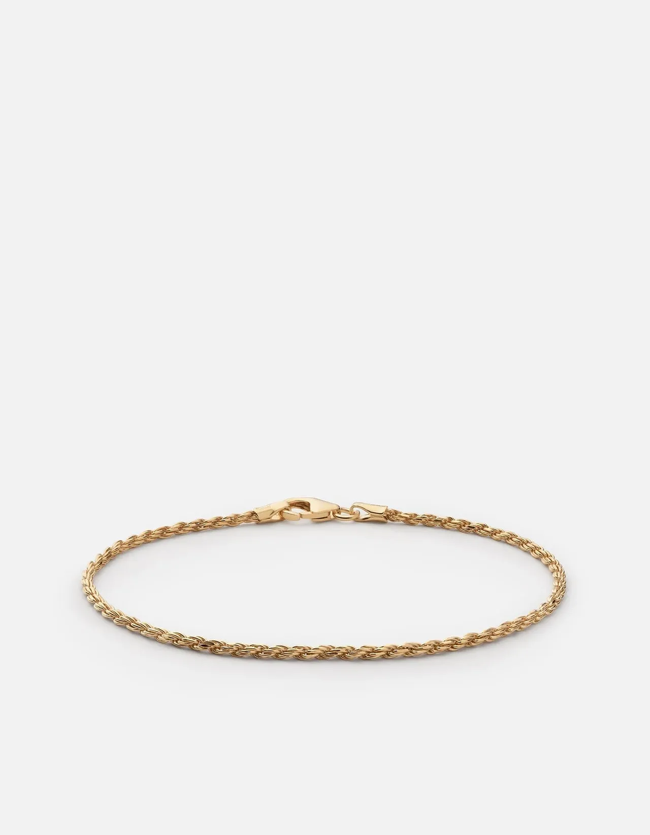 Miansai 1.8mm Gold Vermeil Rope Chain Bracelet 1.8mm