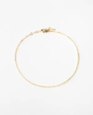 Minimal Cable Chain Anklet