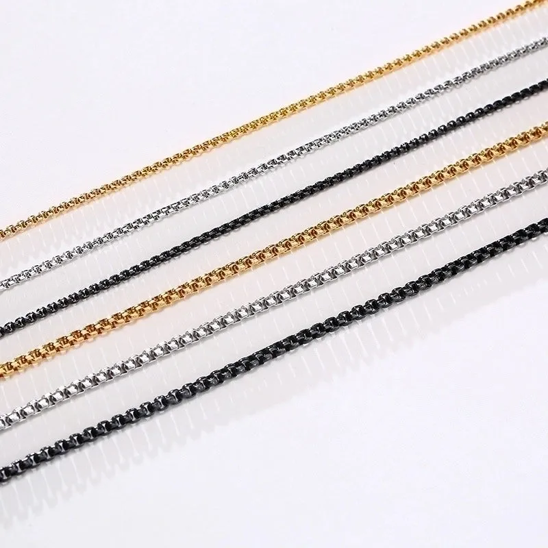 Modern Style Geometric Stainless Steel Necklace Plating Stainless Steel Necklaces