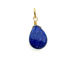 Natural Stone Teardrop | Lapis Larzuli