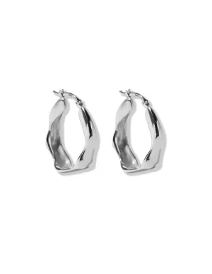 Organic Earrings <br>Silver