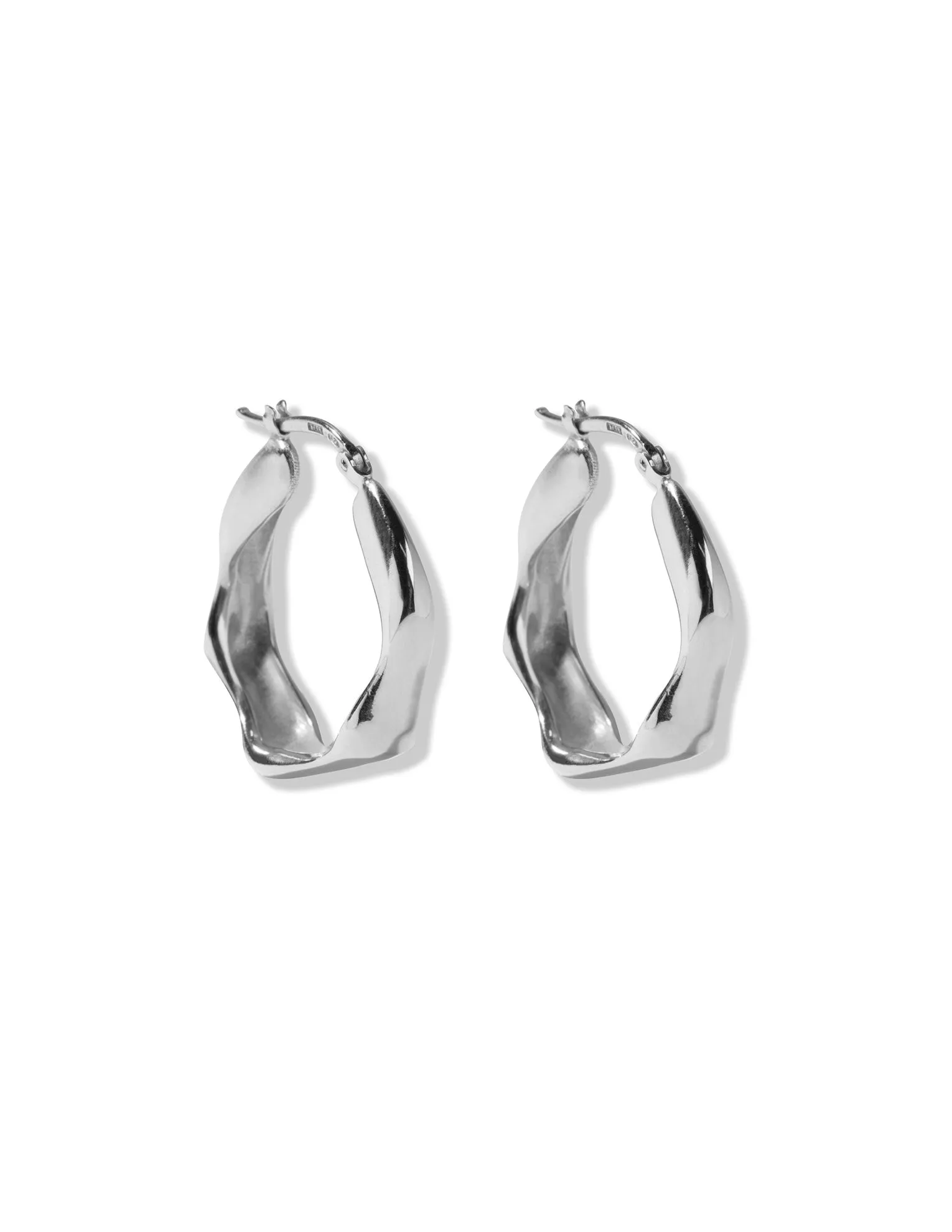 Organic Earrings <br>Silver