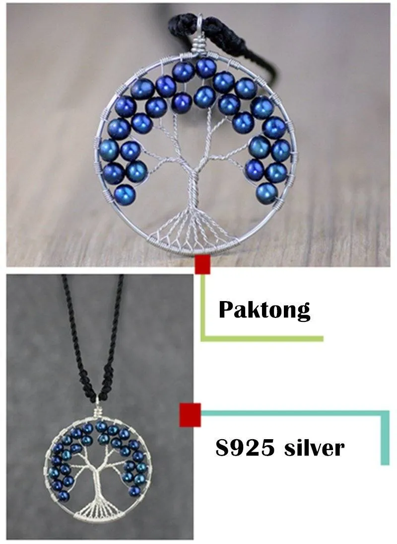 Original design jewelry, Natural Pearl Life Tree Necklaces & Pendant fine jewelry for women