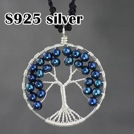 Original design jewelry, Natural Pearl Life Tree Necklaces & Pendant fine jewelry for women